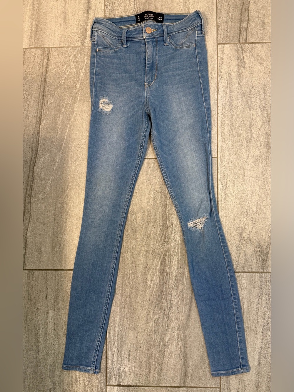 Hollister Super Skinny High Rise Stretch Jeans